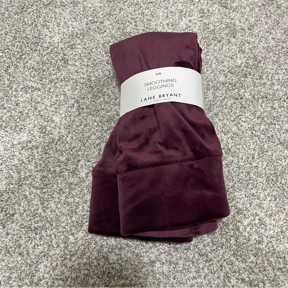 Lane Bryant smoothing tights NWT Velour Size C-D (18-22)